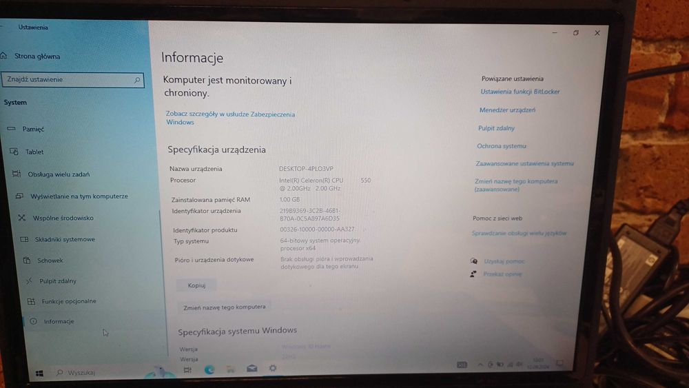 HP 550 Hewlett Packard laptop sprawny