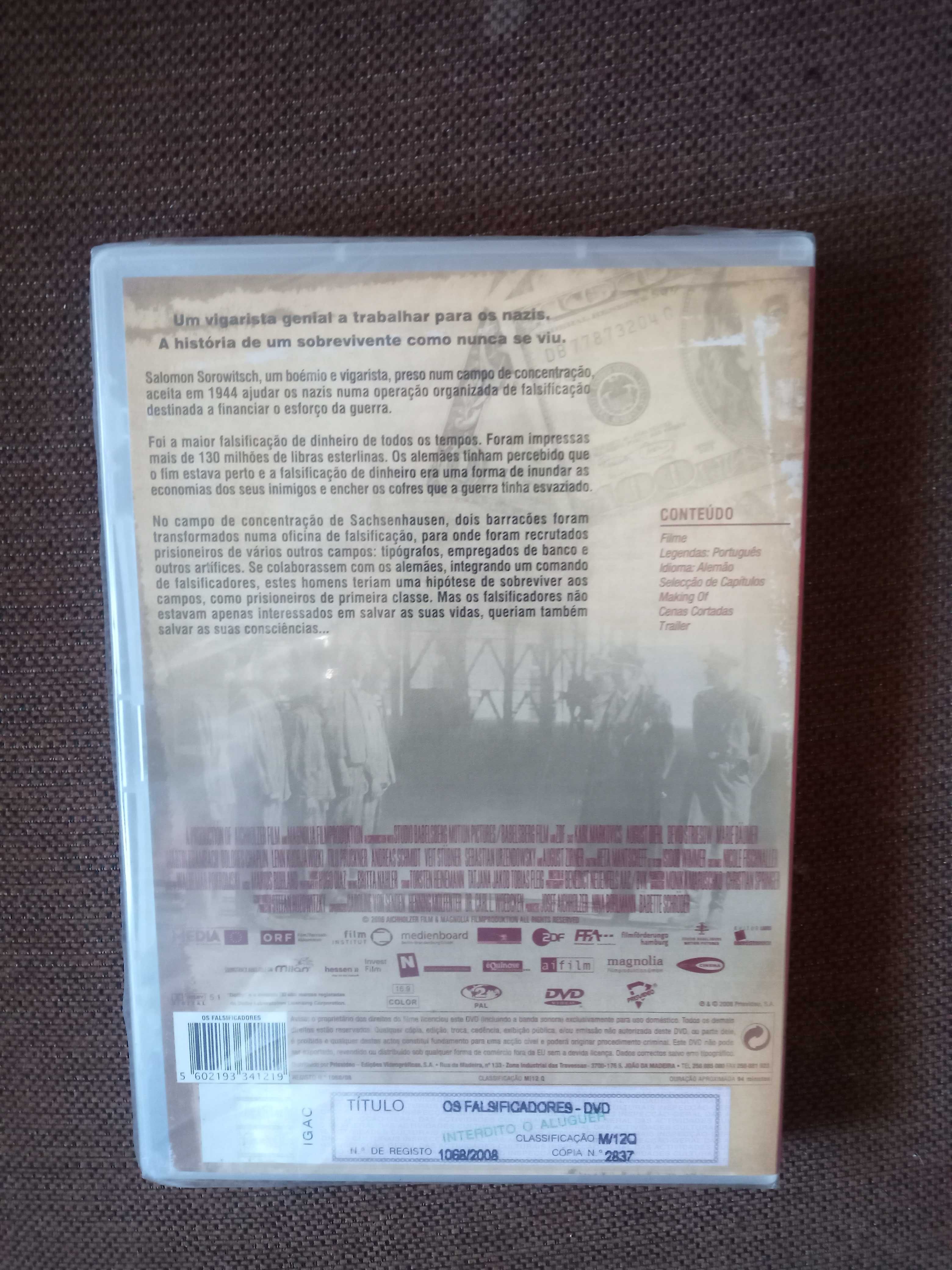 filme dvd original - os falsificadores - selado
