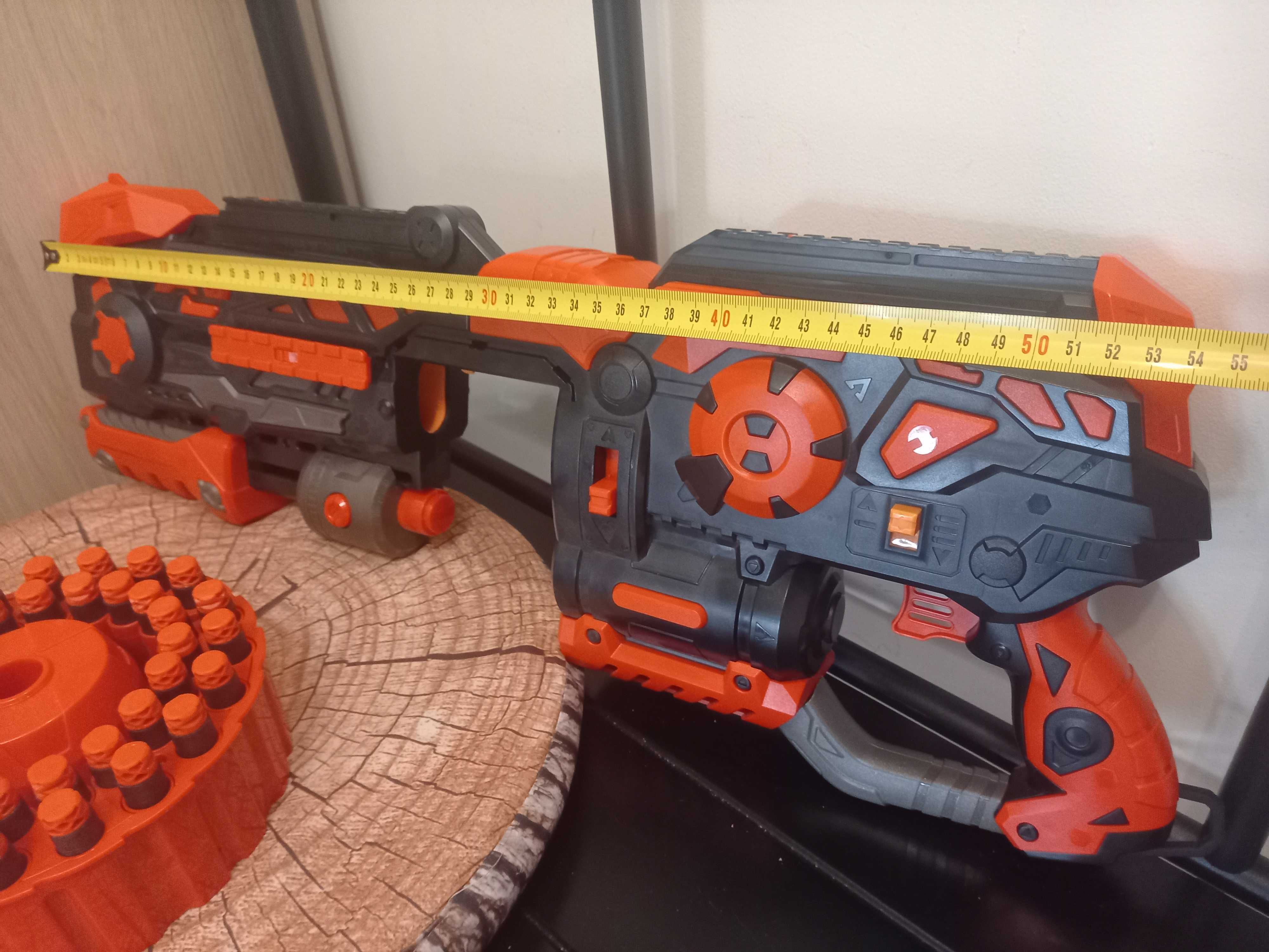 Duży postolet typu nerf elite 2.0 z piankowymi nabojami- jak nowy