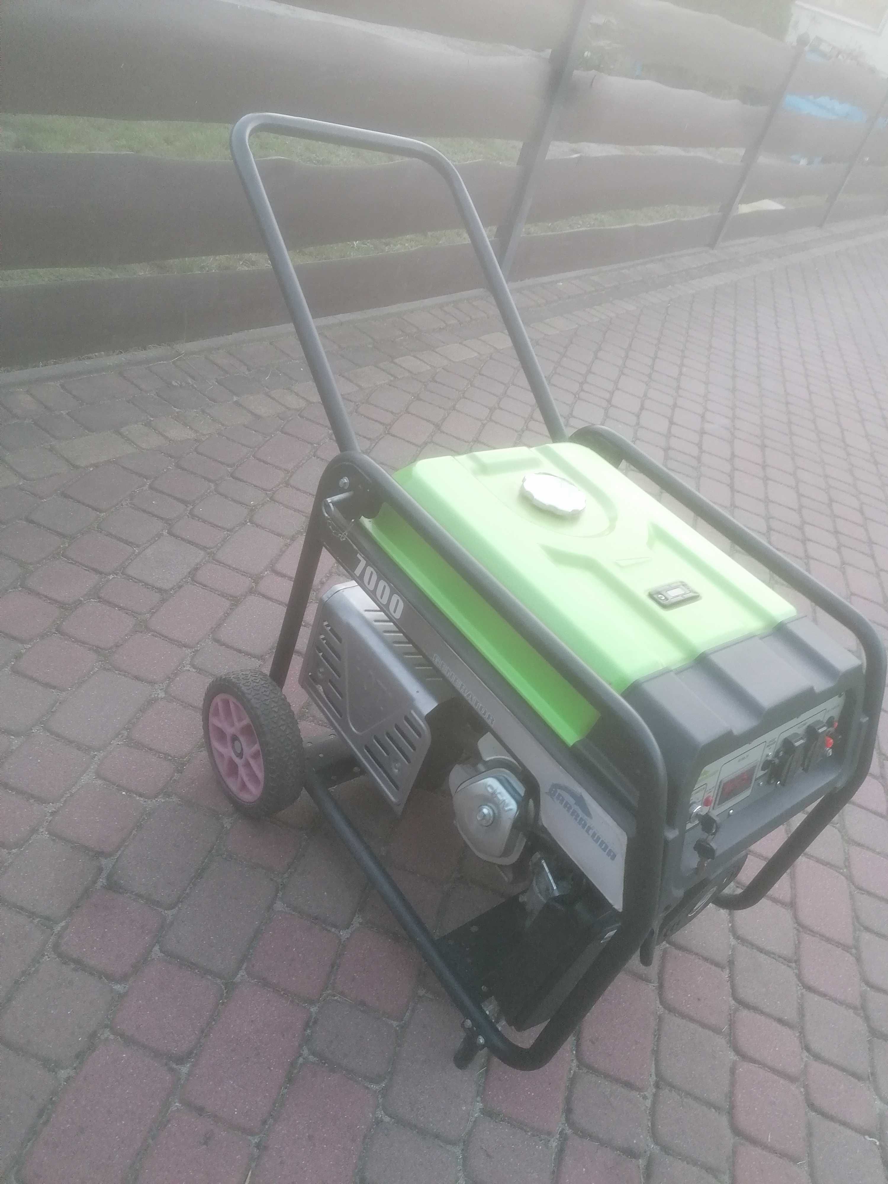 Agregat prądotwórczy 9kVA 1F Barracuda 7000z rozruchem elektrycznymAVR