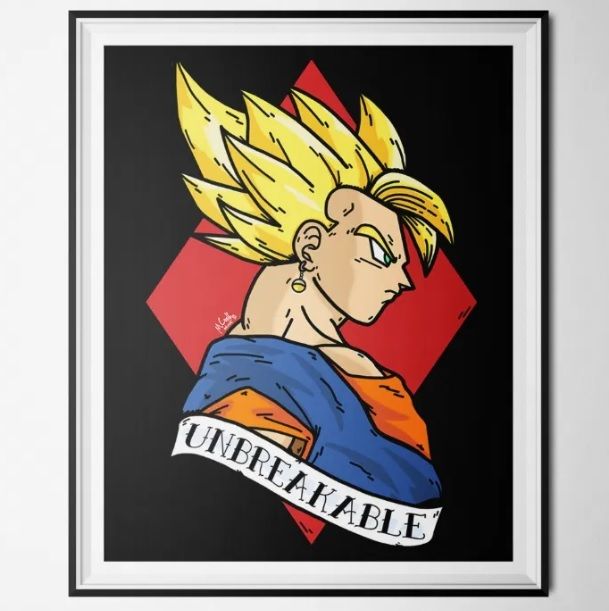 Ilustrações: Beerus x Vegetto - Dragon Ball