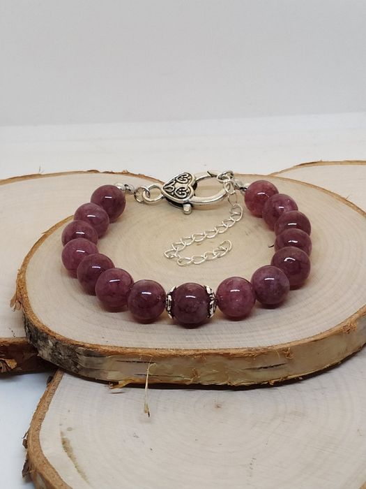 Energetyczna bransoletka z pięknego Lepidolitu