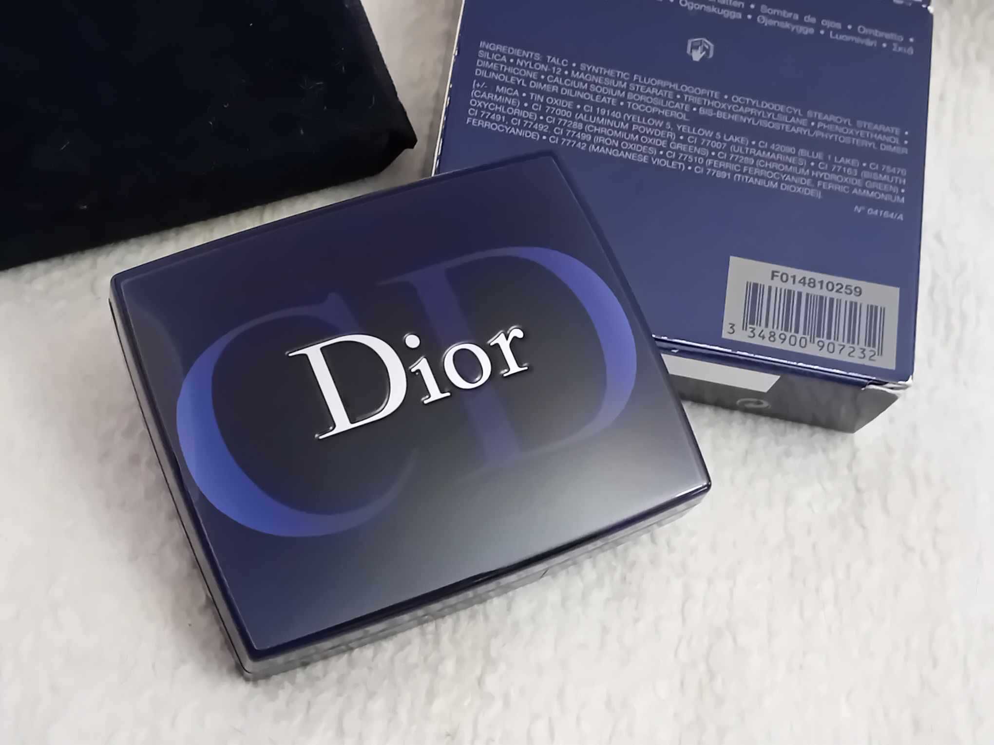 Paletka dior cienie w odcieniach błękitu niebieskiego