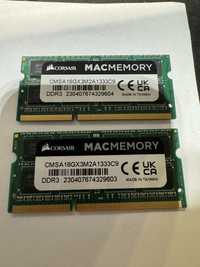 Kości Pamięci DDR 3 So Dimm 2 x 8GB 1333 mhz Nowe Mac Memory