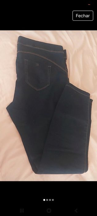 Calças ganga justas