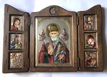 Икона Николай Чудотворец, «старина»