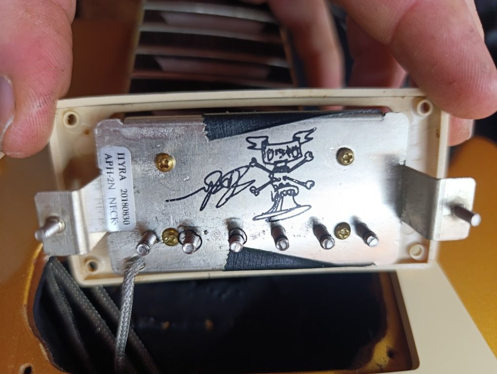 Epiphone standard gold top seymour duncan