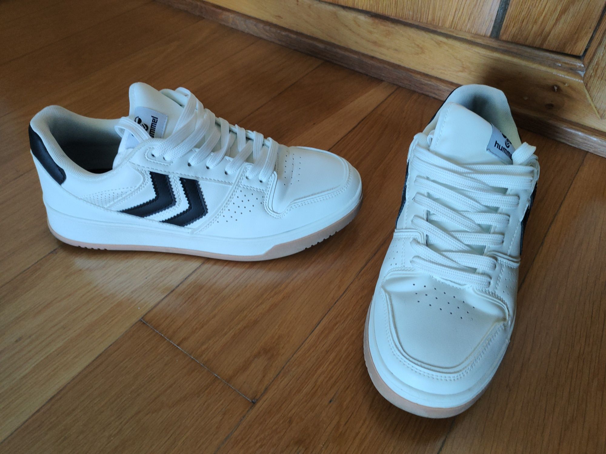 Tenis sapatilhas homem original Hummel Lefties brancas sapatos calçado
