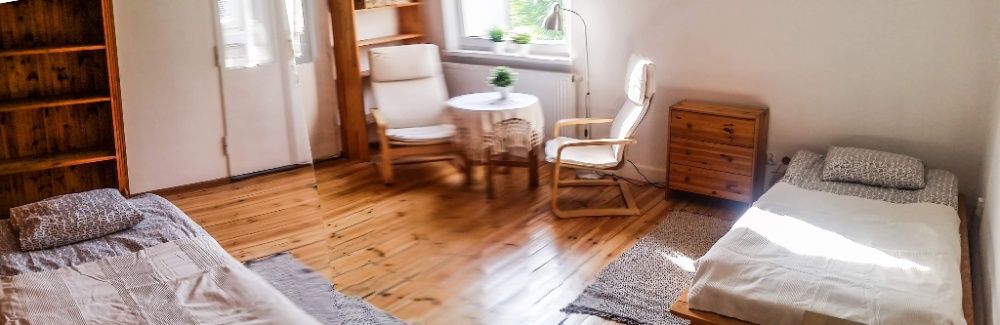 Wakacyjne/pracownicze  willowa dzielnica, do 5 osób