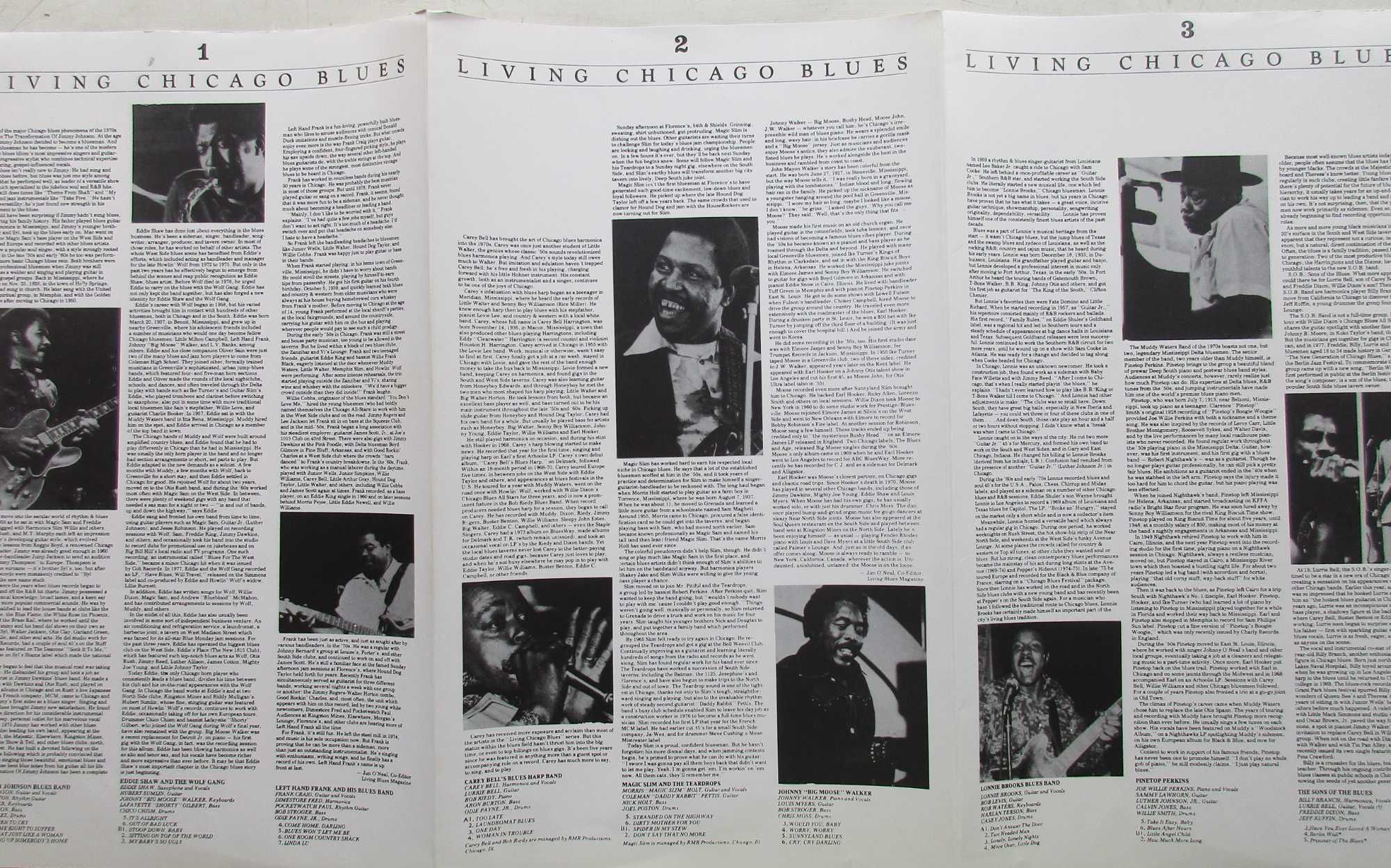 Living Chicago Blues - - - - - Vários  - - - - - Caixa com 3 X LP
