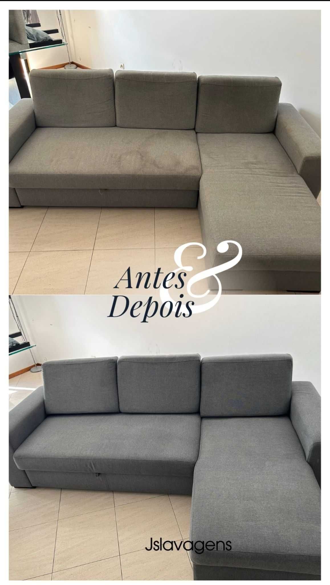 Serviço de limpeza e higienização de estofados