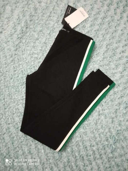 Legginsy czarne nowe z metką rozmiar XS/34 Stradivarius
