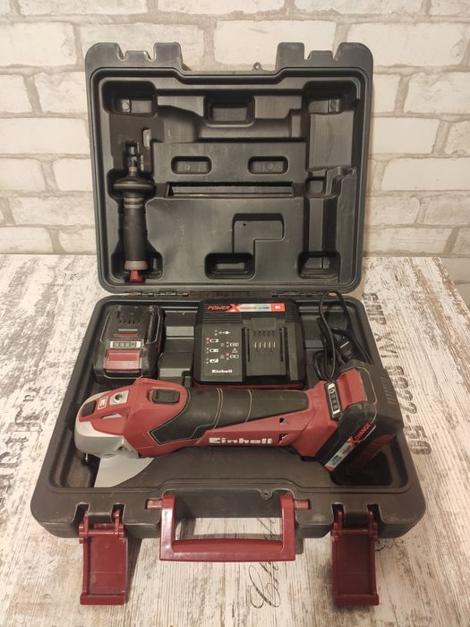 Болгарка Einhell TE-AG 18 Li kit