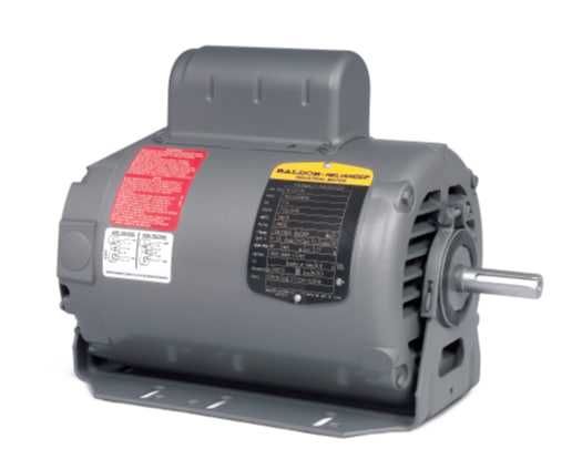 Двигун Baldor RL1310A 1HP, 1725RPM, 1PH, 60HZ, 56, 1920L, OPEN, F1