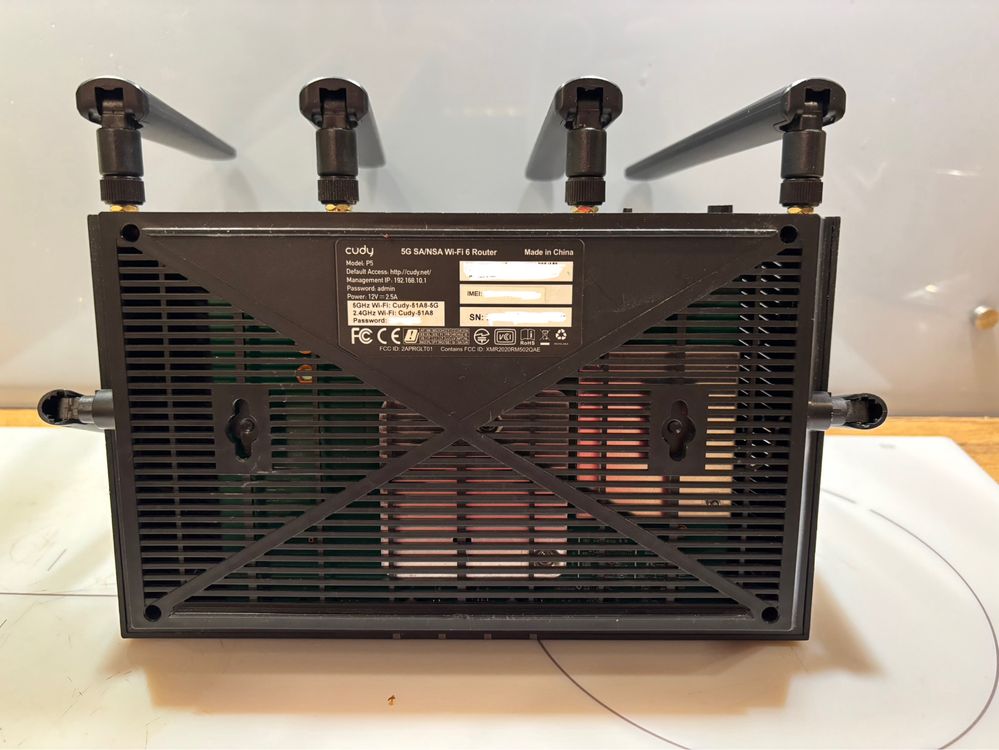 Router 5G LTE WIFI6 cudy P5 AX3000 MESH