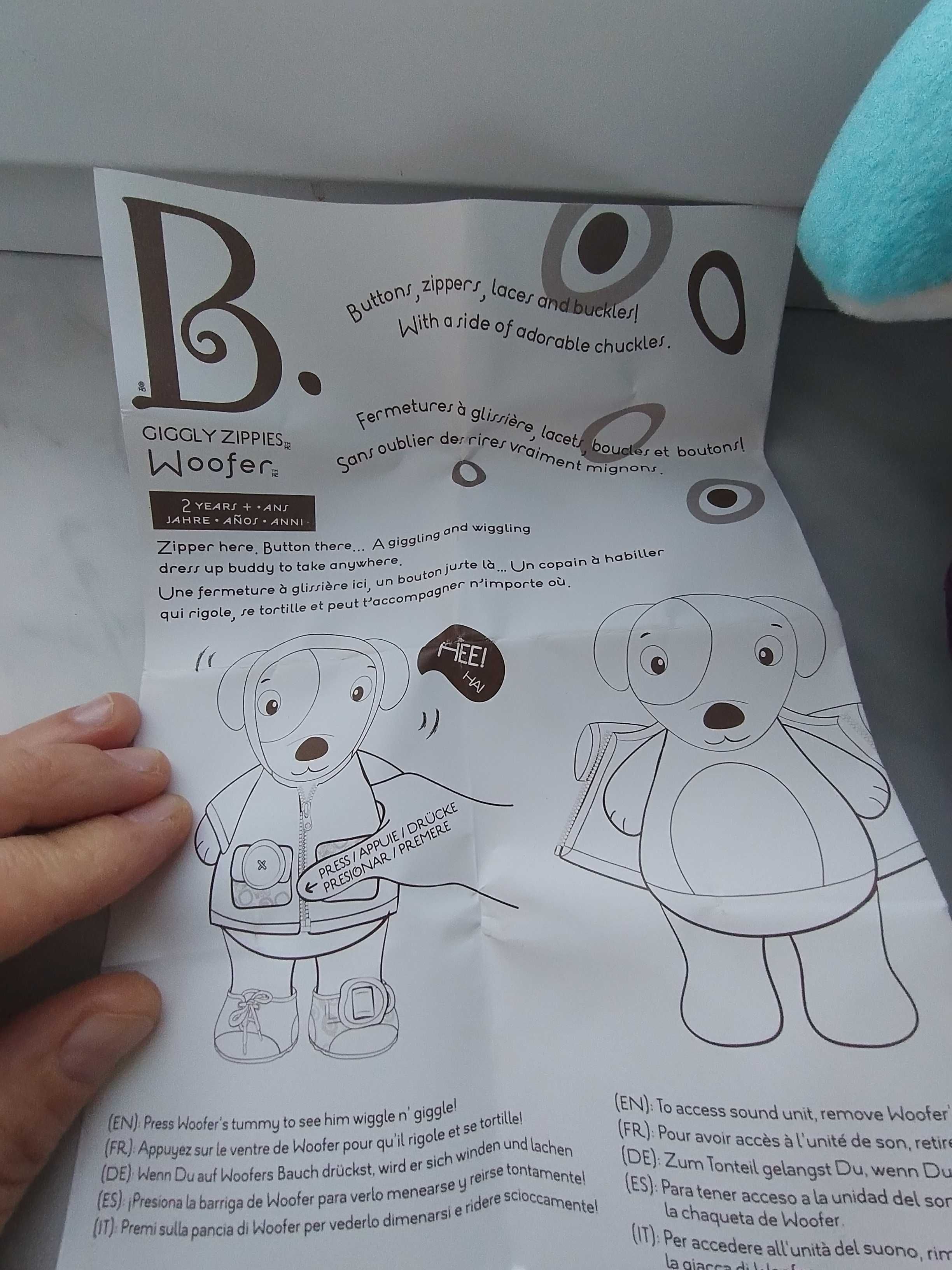 B.Toys Chichotek Piesek Giggly Zippies Woofy