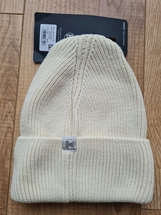 Buff czapka dziecięca ecru ciepła i wygodna beanie