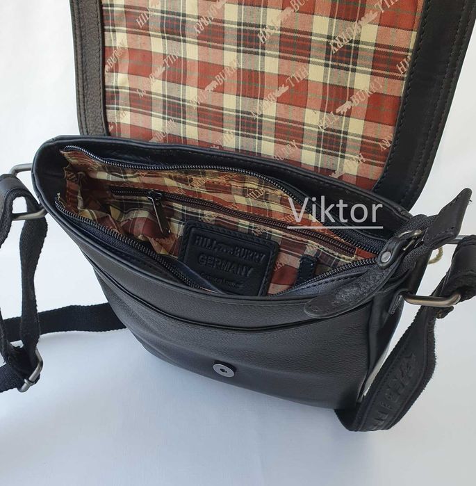 Мужская кожаная сумка Hill Burry 3161. Германия. Шкіряна сумка