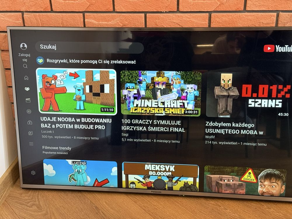 Telewizor LED PANASONIC TX-55EX610E / 4K / NETFLIX / Smart TV