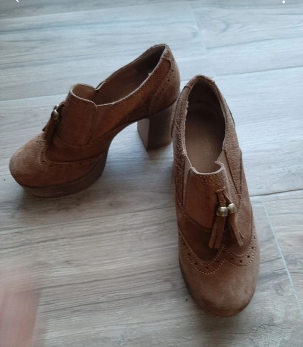 Sapatos de senhora castanhos n. ⁰38