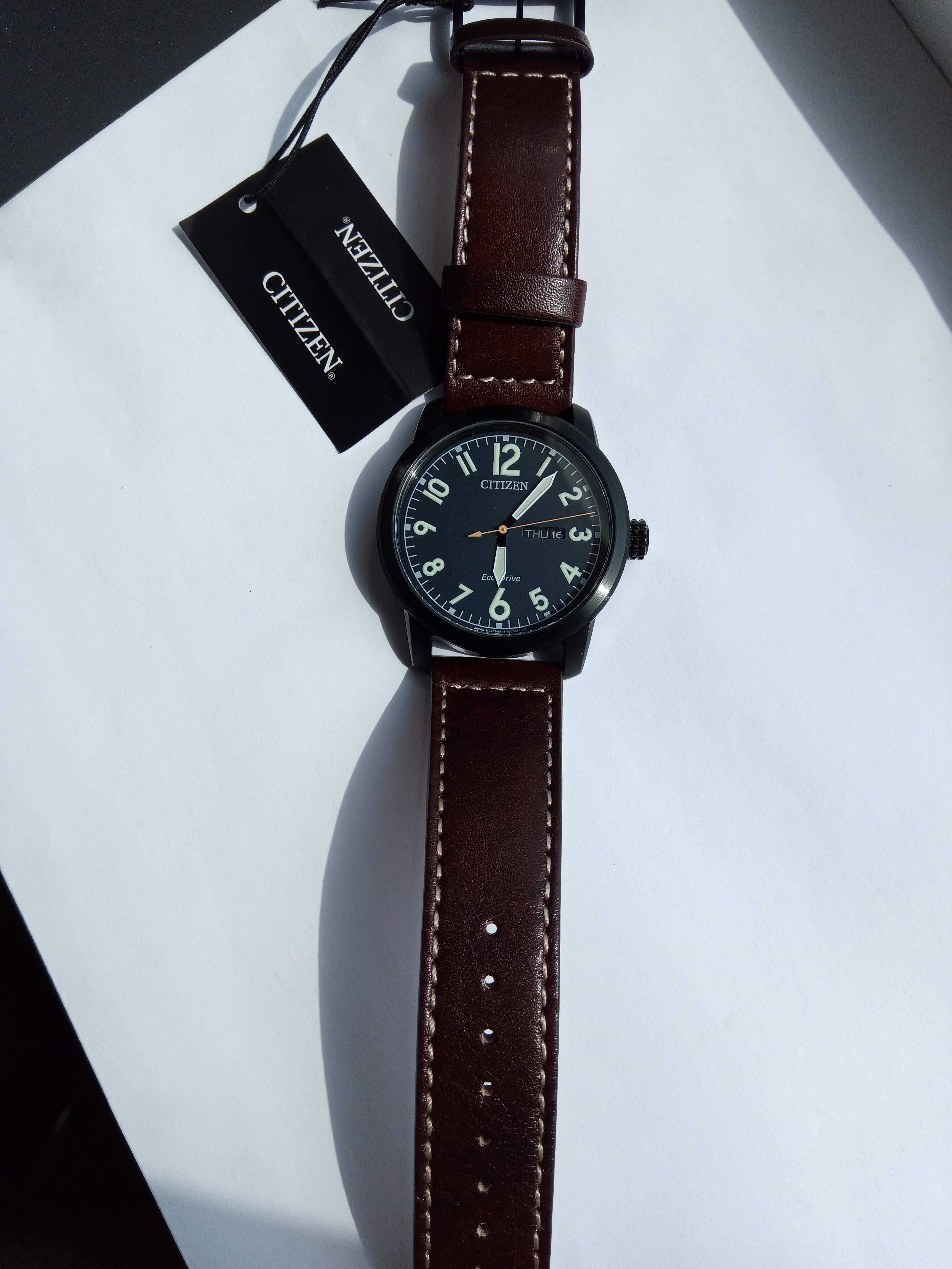 Японские мужские часы Citizen Eco-Drive BM8478-01L, солнечная батарея