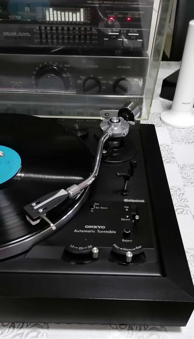 Gira Discos ONKIO CP-100A, Totalmente Automático, Com Agulha Nova