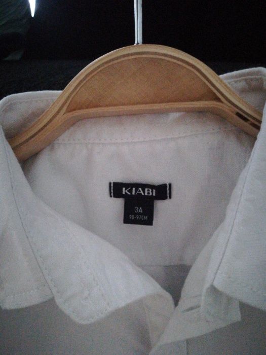 Camisa branca 3anos oferta portes envio