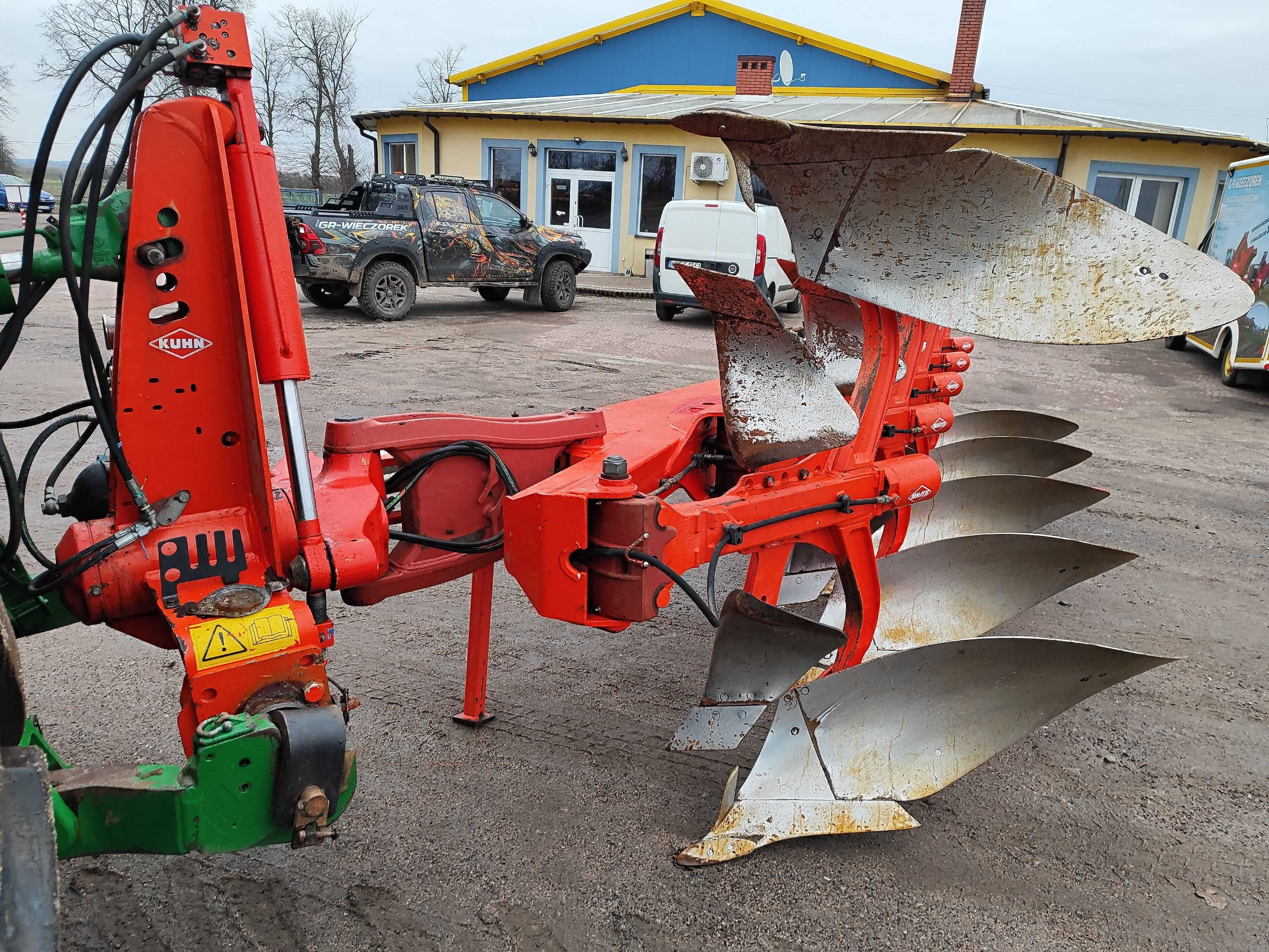 Pług Kuhn Vari-Master 153, pług 5 skibowy obrotowy