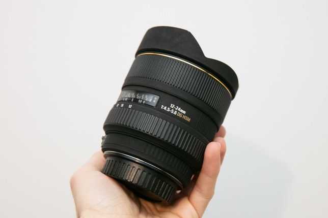 Lente Sigma 12-24mm F4.5-5.6 EX DG Aspherical HSM Canon EF