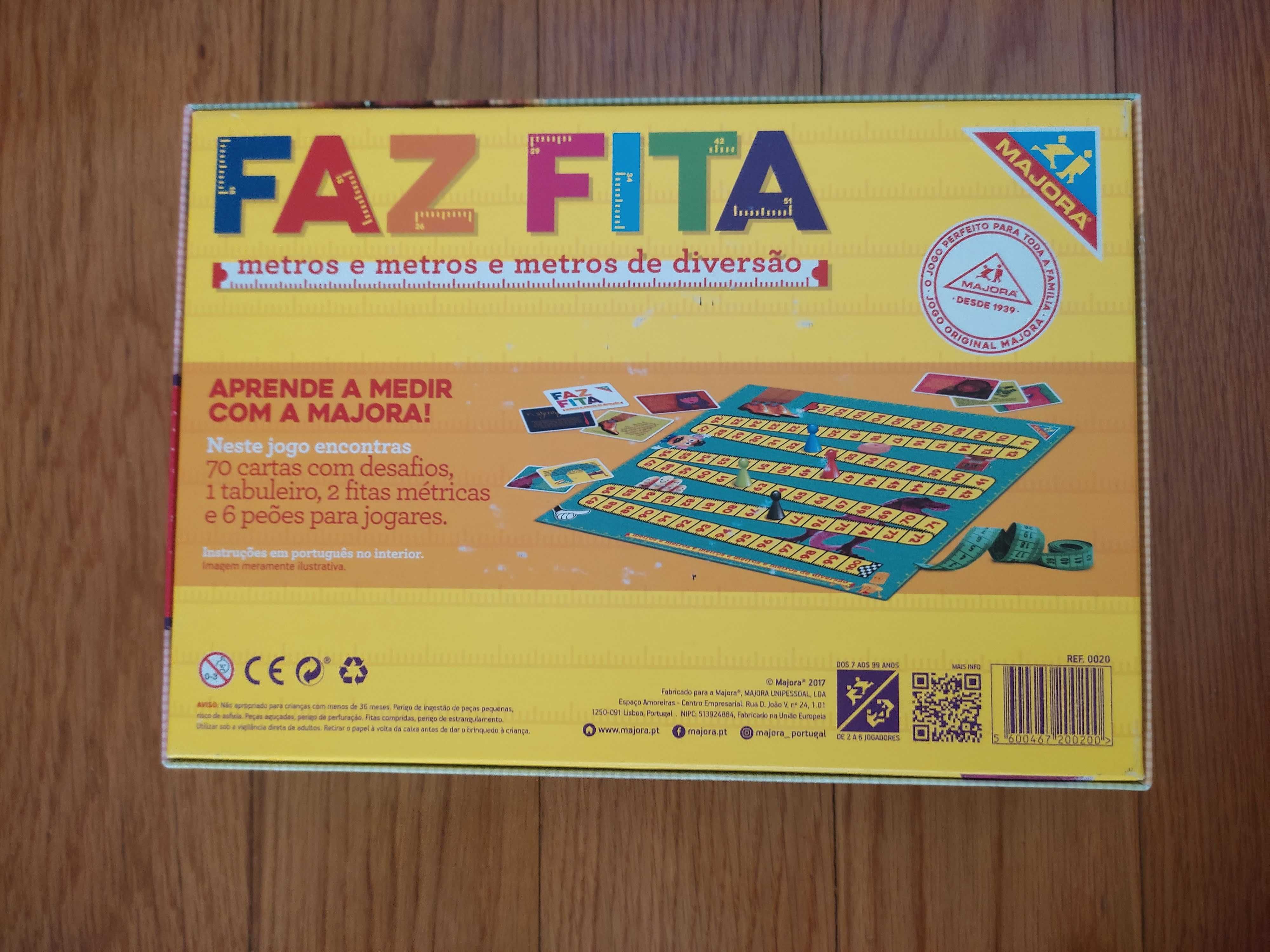 Jogo educativo "Faz fita" da Majora