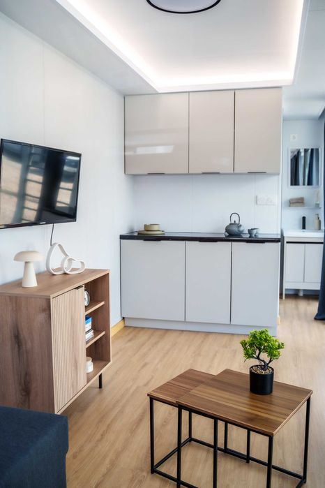 Nowoczesny domek modułowy, biuro, letniskowy, mieszkalny.