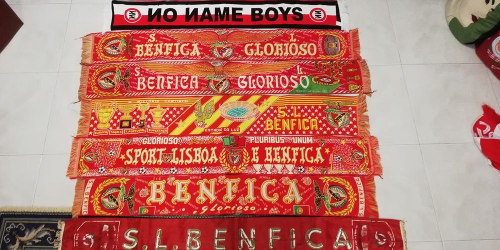 15 Cachecóis do Benfica Vintages