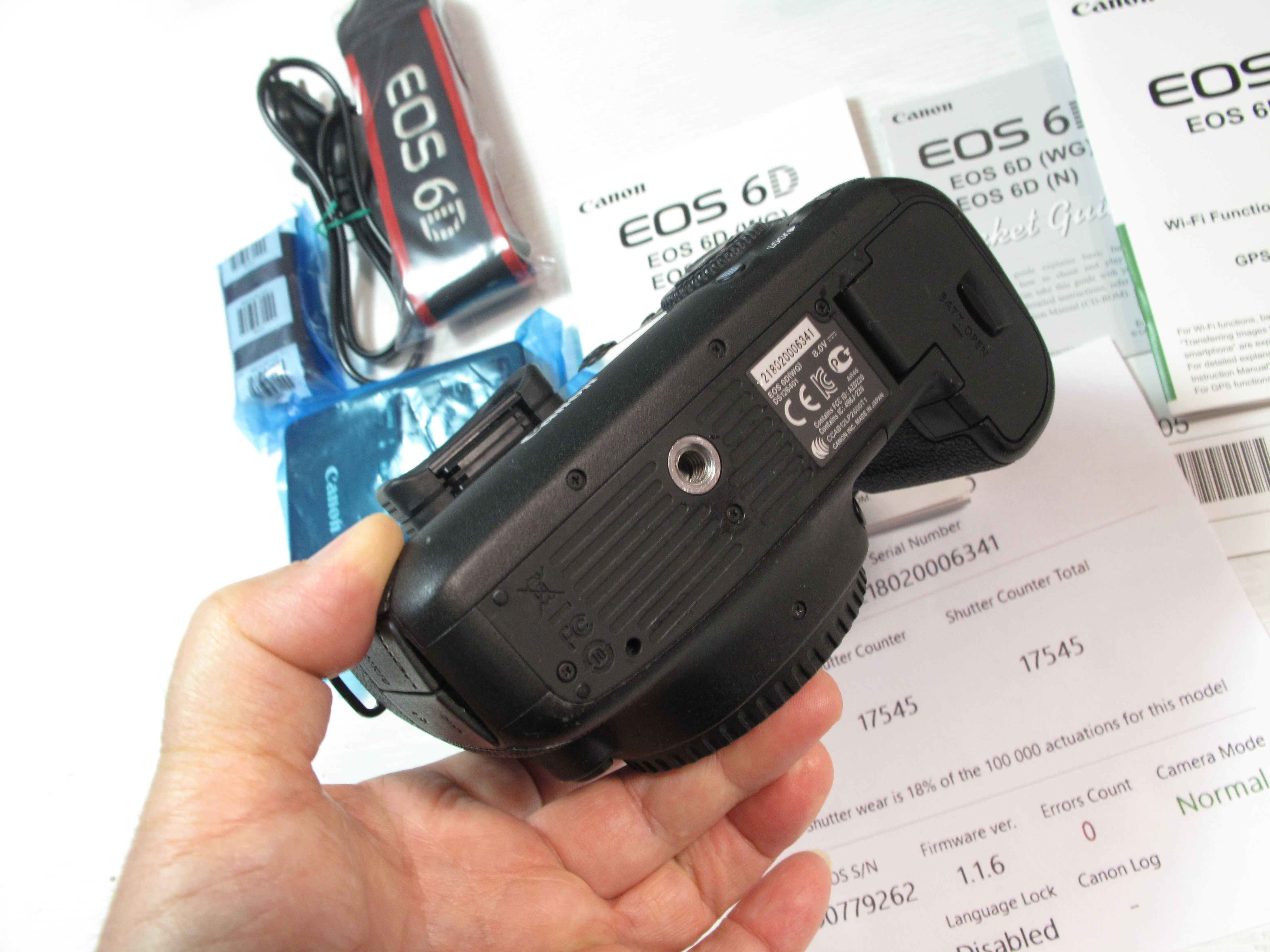 Canon 6D Full-Frame com Punho RESERVADA só 17 mil disparos na caixa