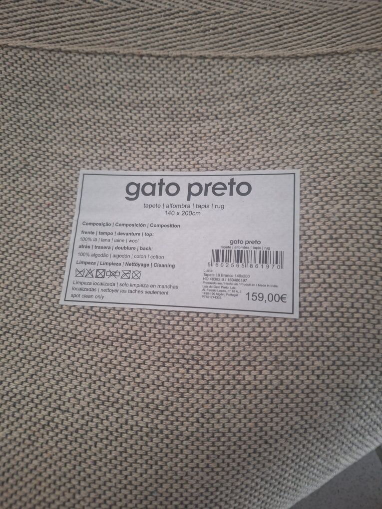 Tapete Gato Preto