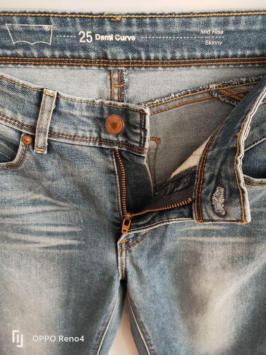 Damskie jeansy Levi's Demi Curve Skinny W25 L32