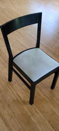 Krzesła Ikea roger, solidne drewniane, tapicerowane, 6szt