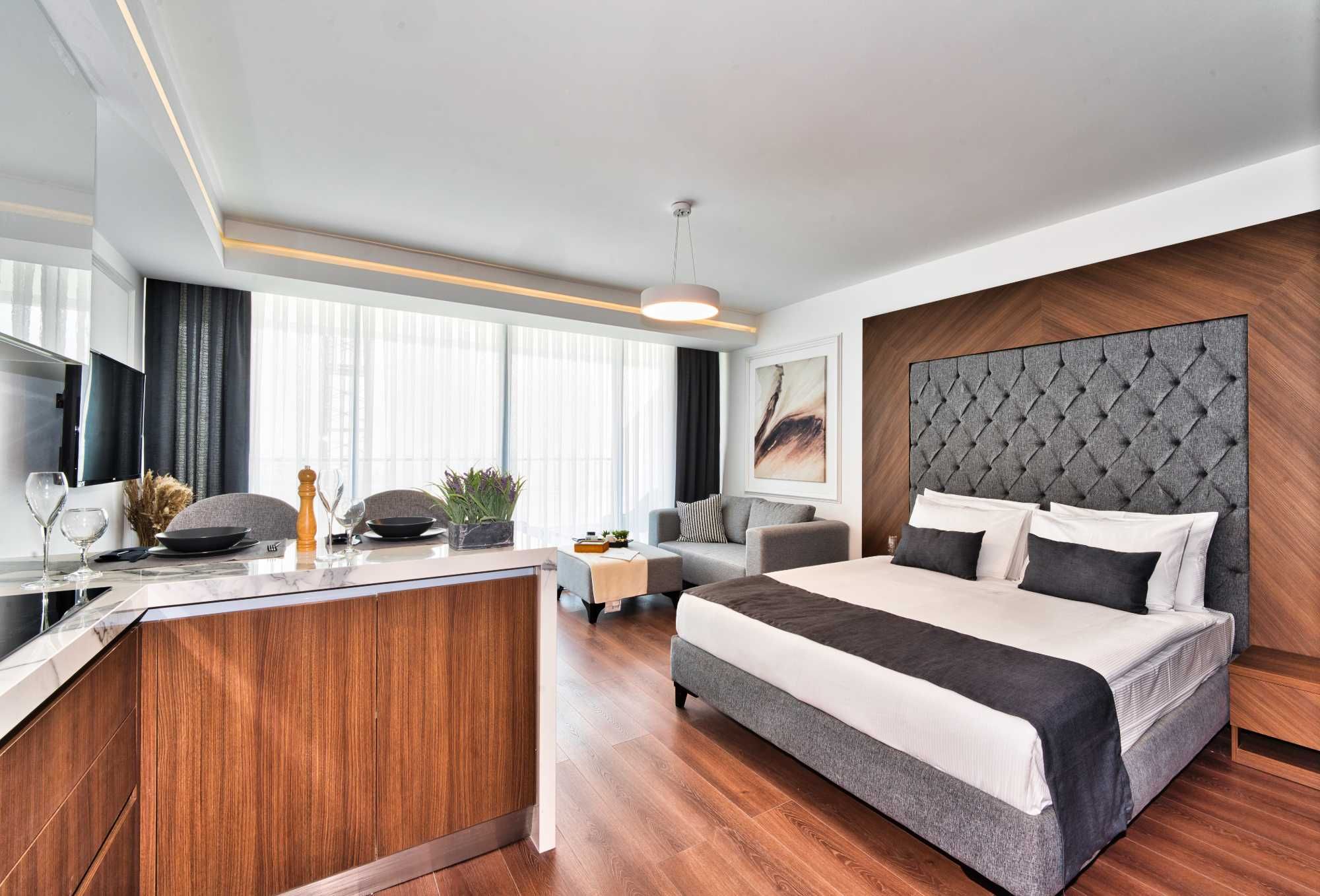 Luksusowe studio na Cyprze – Long Beach Iskele z widokiem na morze
