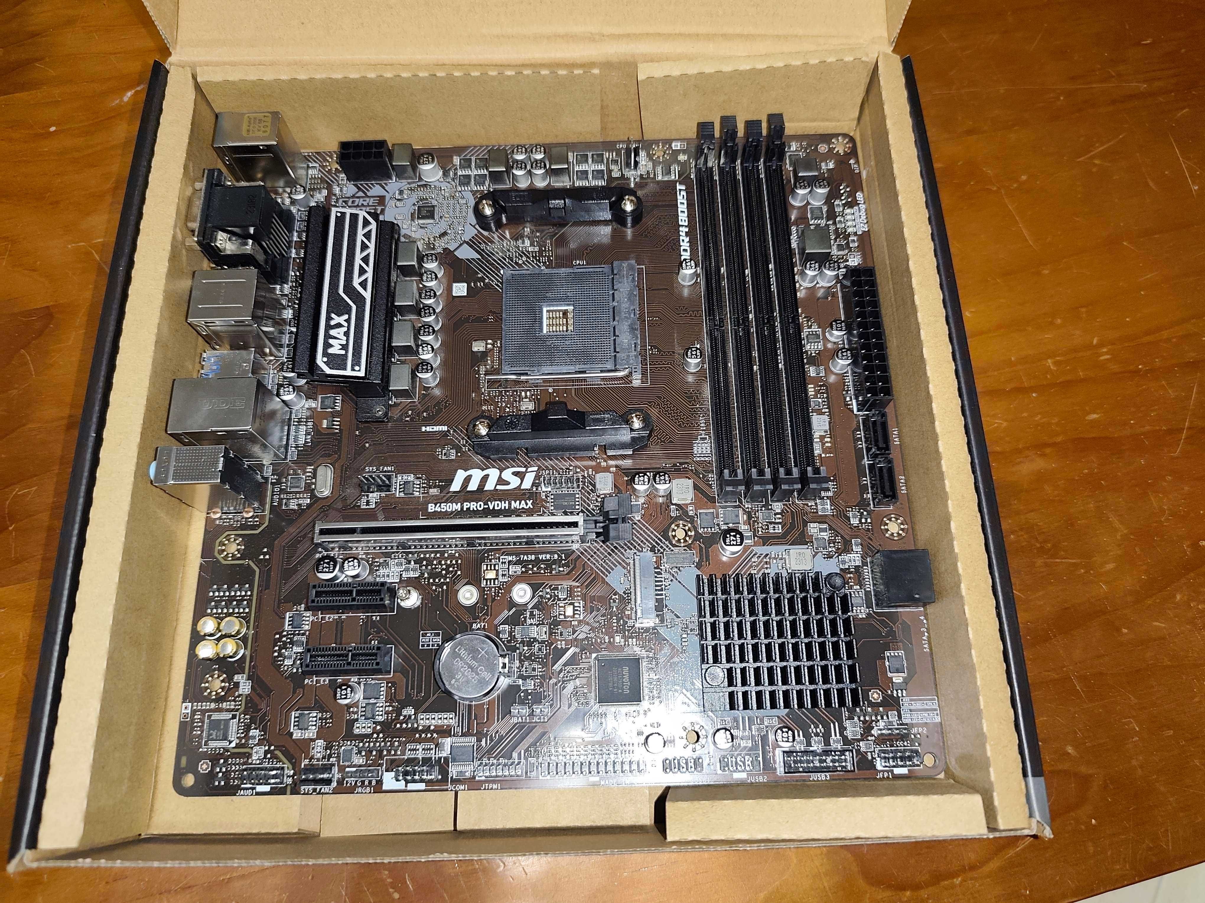 Motherboard MSI B450M PRO-VDH MAX