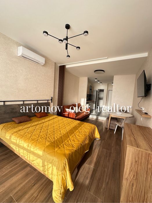 New‼️Аркадия‼️ПЕРВАЯ АРЕНДА‼️Жк Гагарин Плаза,ВИД МОРЯ‼️Loft студия
