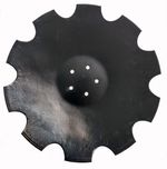 TALERZ UZĘBIONY, ZĘBATY OFAS 510 mm, 51 cm, 5 otw brona talerzowa