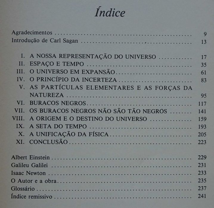 Breve História do Tempo de Stephen W. Hawking