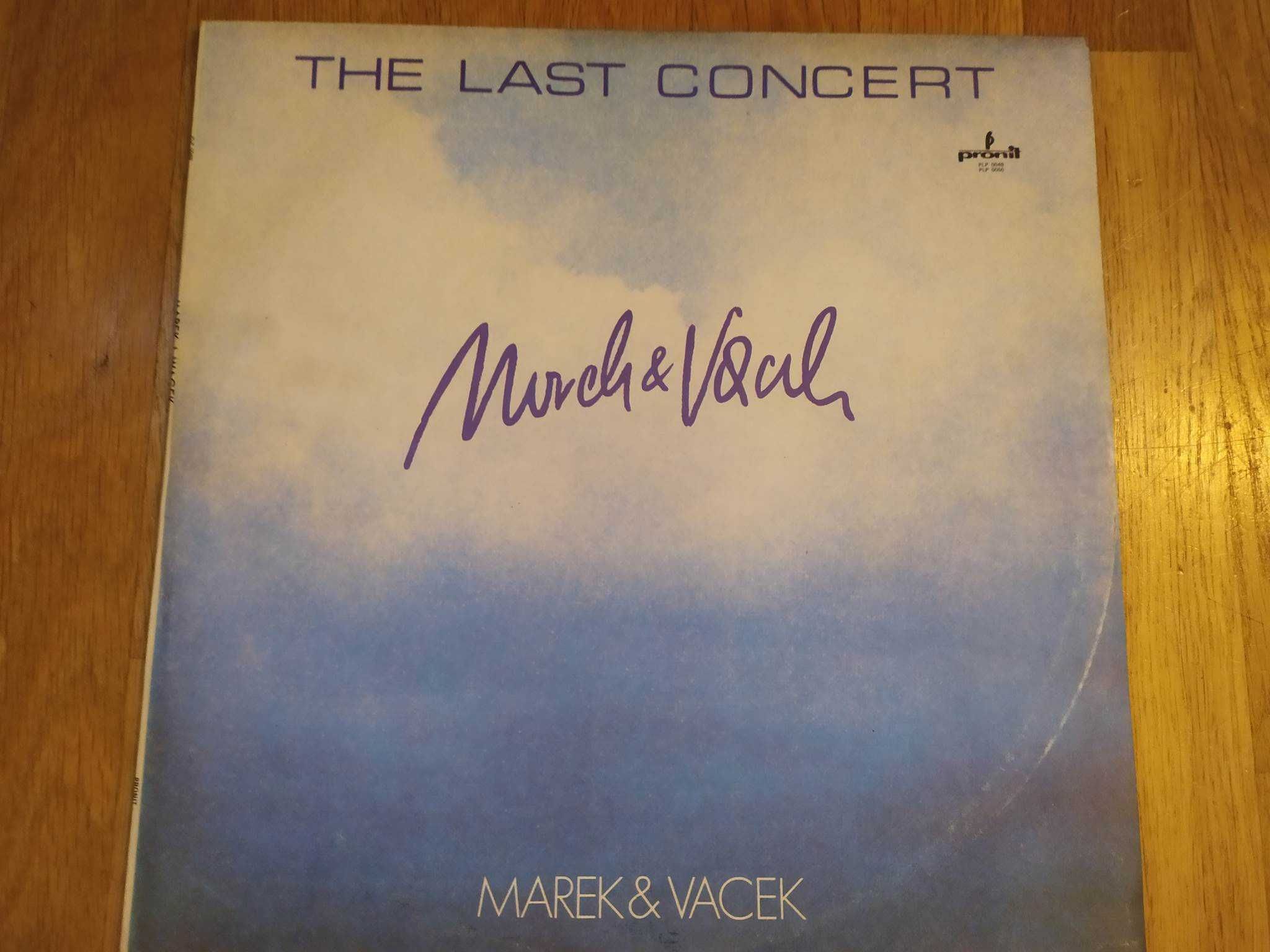 Marek & Vacek "The Last Concert" Winyl PLP 0049 EXCELLENT