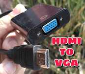 PC - Adaptador HDMI para VGA - NOVO