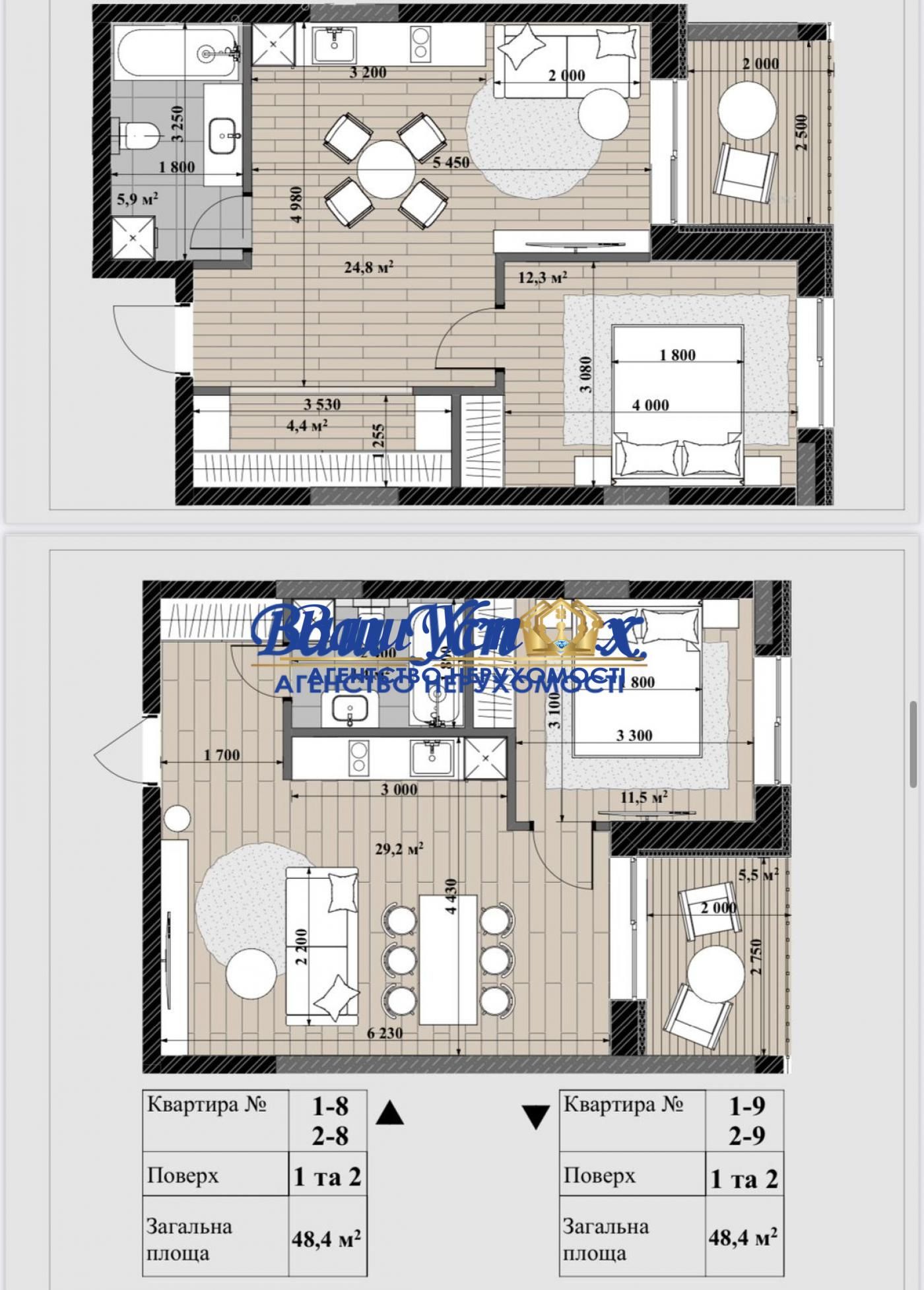 Продаж 3 ком  квартири в центрі села Козин. район Конча-Заспа