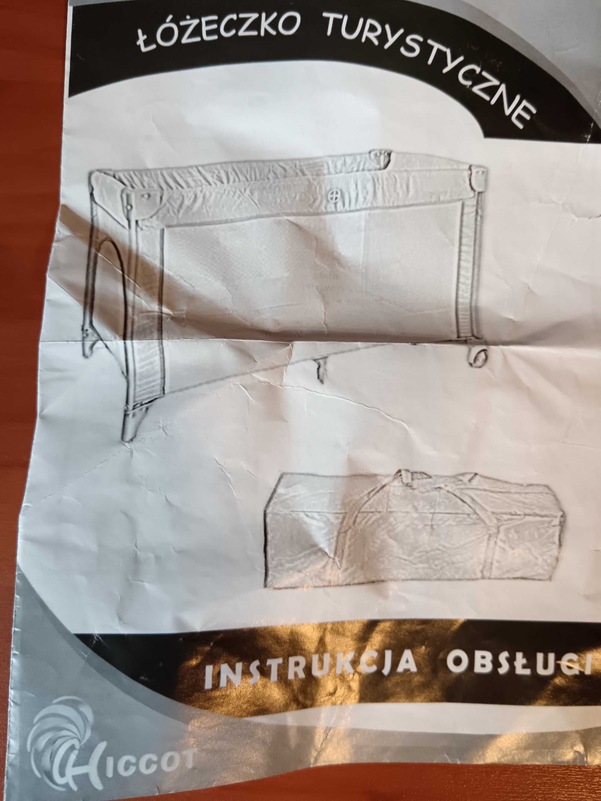 Łóżeczko turystyczne Chiccot + materac Ikea Vyssa Snosa