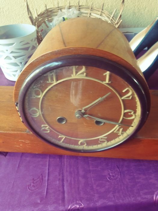 Zegar stary stojacy duzy 1963 drewno do naprawy