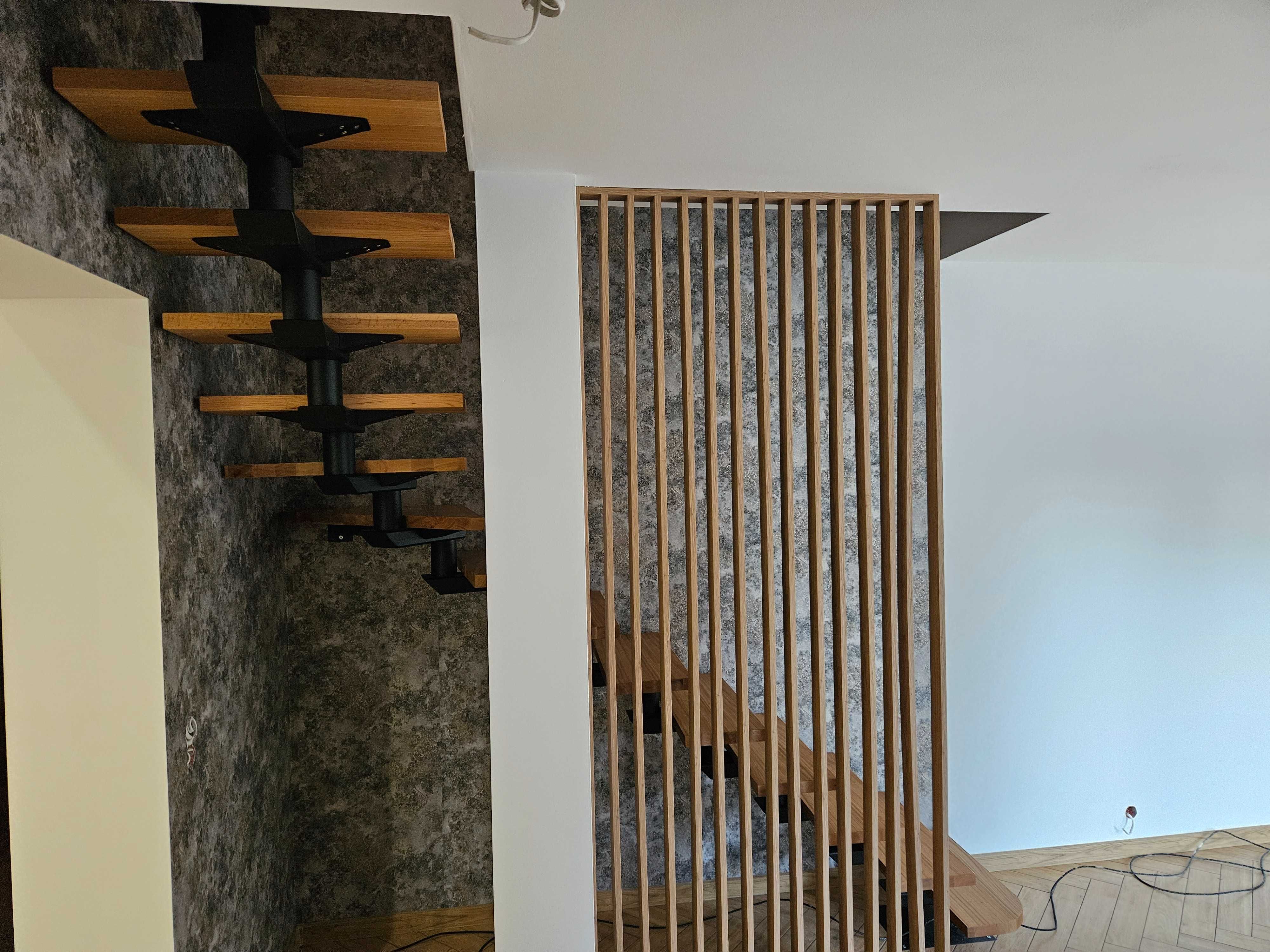 Konstrukcje,schody stalowe,drewniane na beton