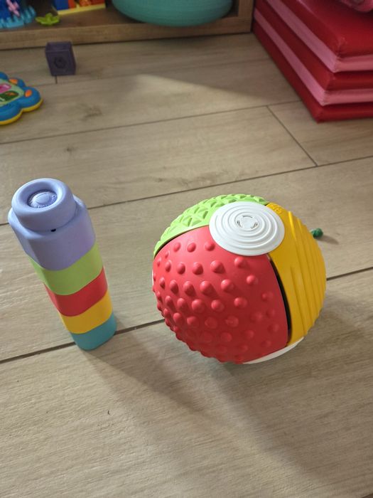 Clementoni piłka gumowa z klockami