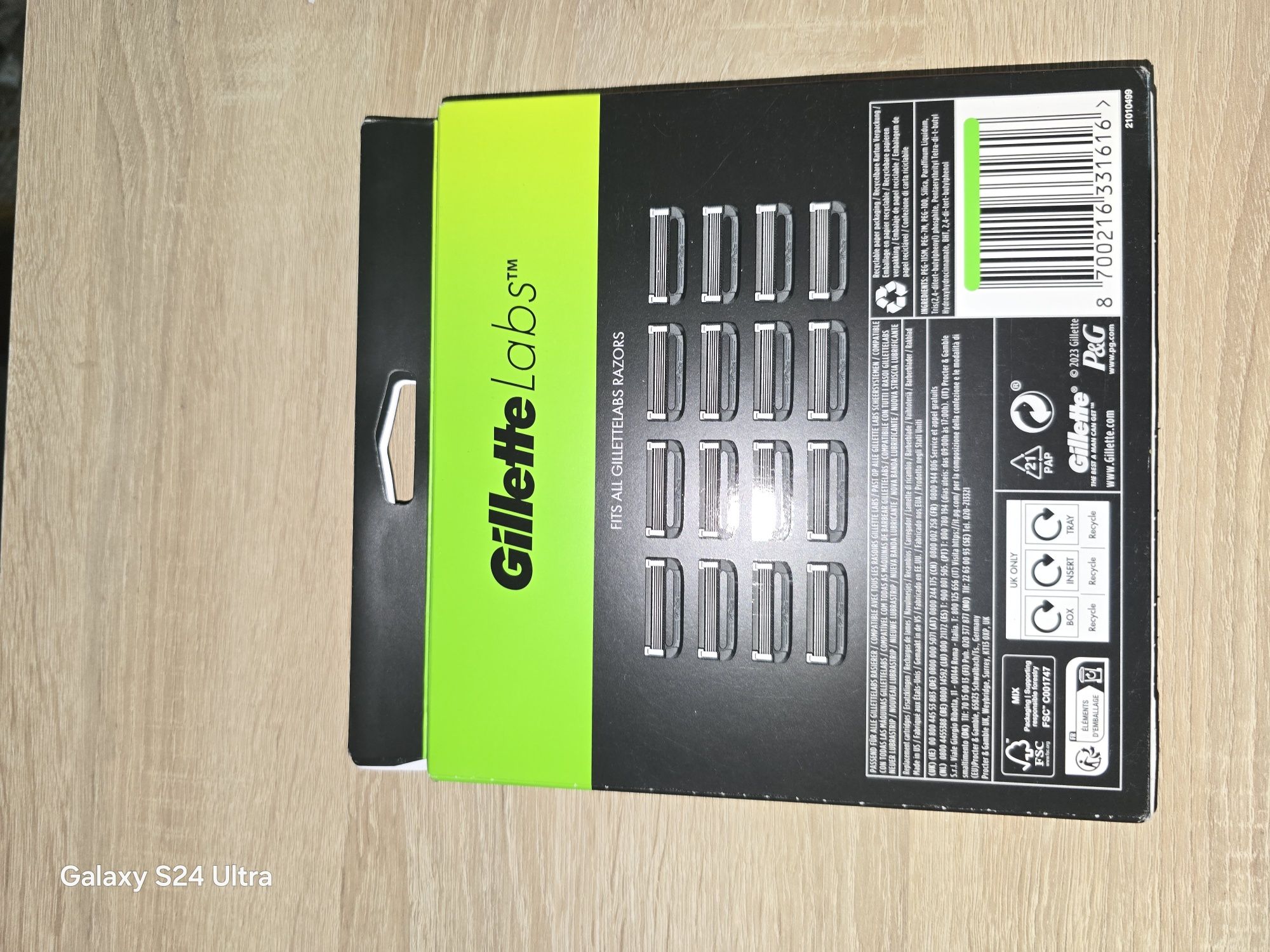 Nożyki Gillette Labs nowe