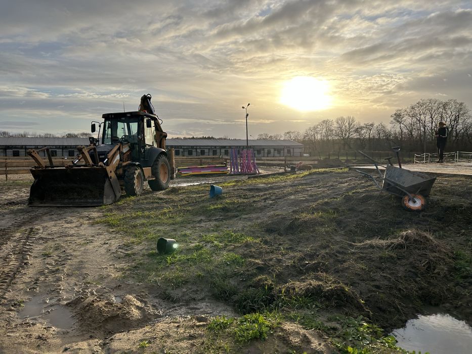 Usługi koparko ładowarką, minikoparka, wywrotka 3.5t,  prace ziemne